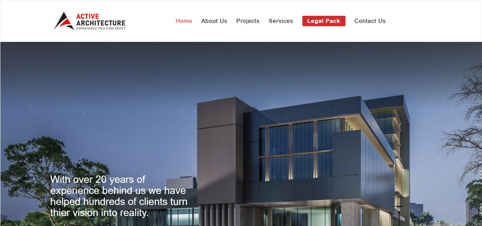 Active Architecture homepage